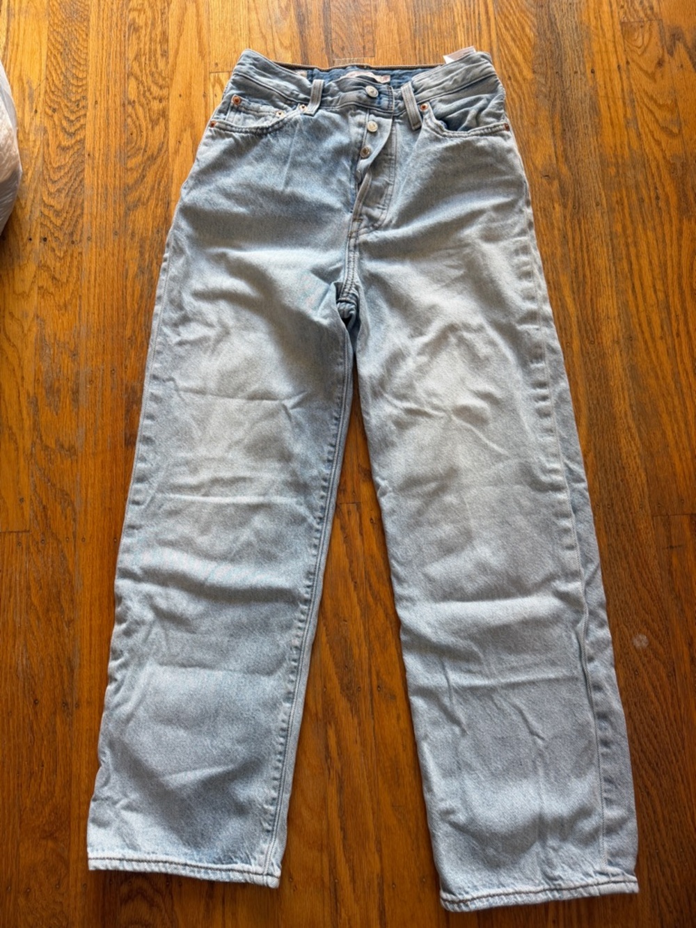 Levi's Light Blue Straight Leg Ankle Women's Jeans